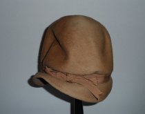Tan Cloche Hat